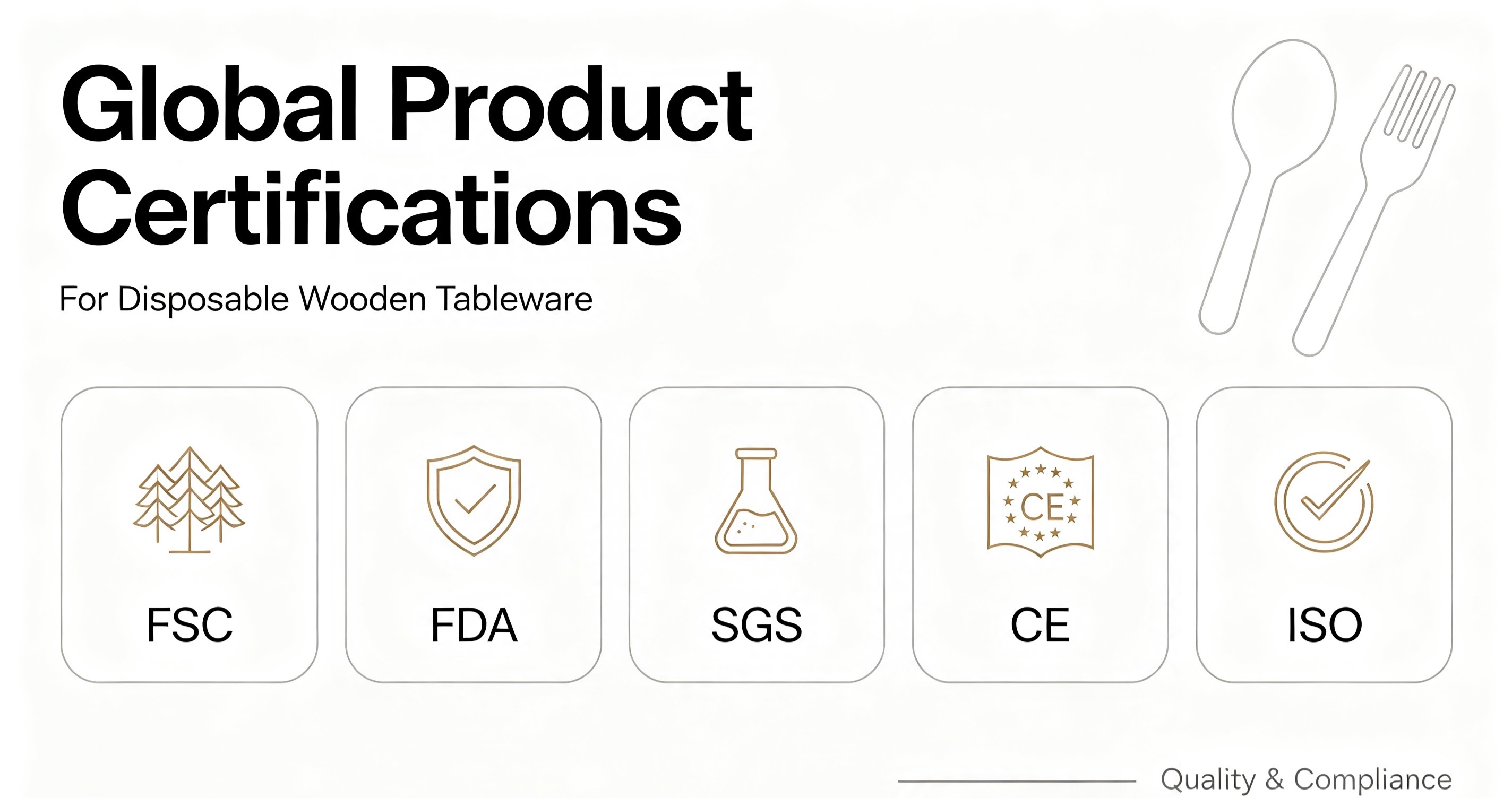 A Practical Guide to Certifications for Wooden Cutlery Buyers
